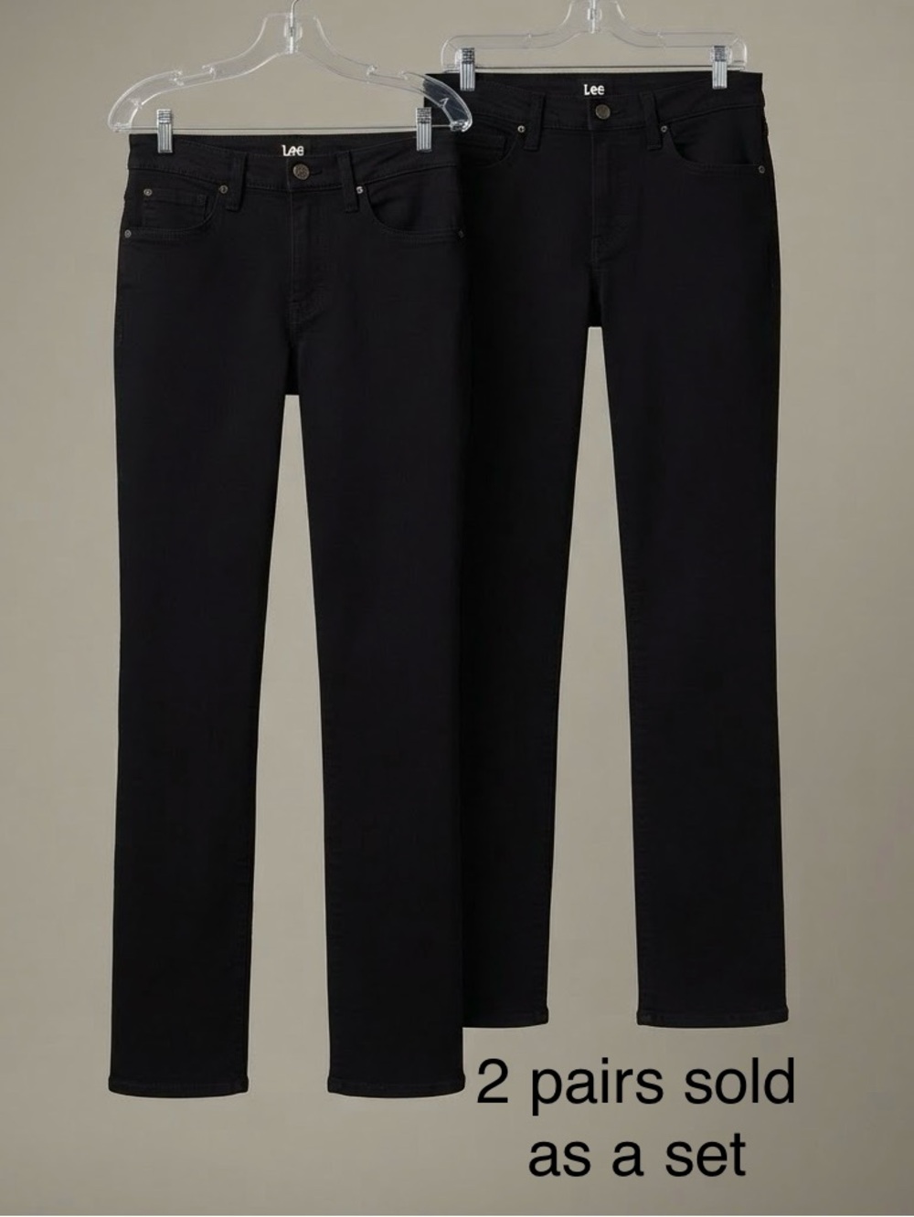Lee Riders jeans (2 pairs) - Women's Black bootcut  stretch Jeans size 6 average